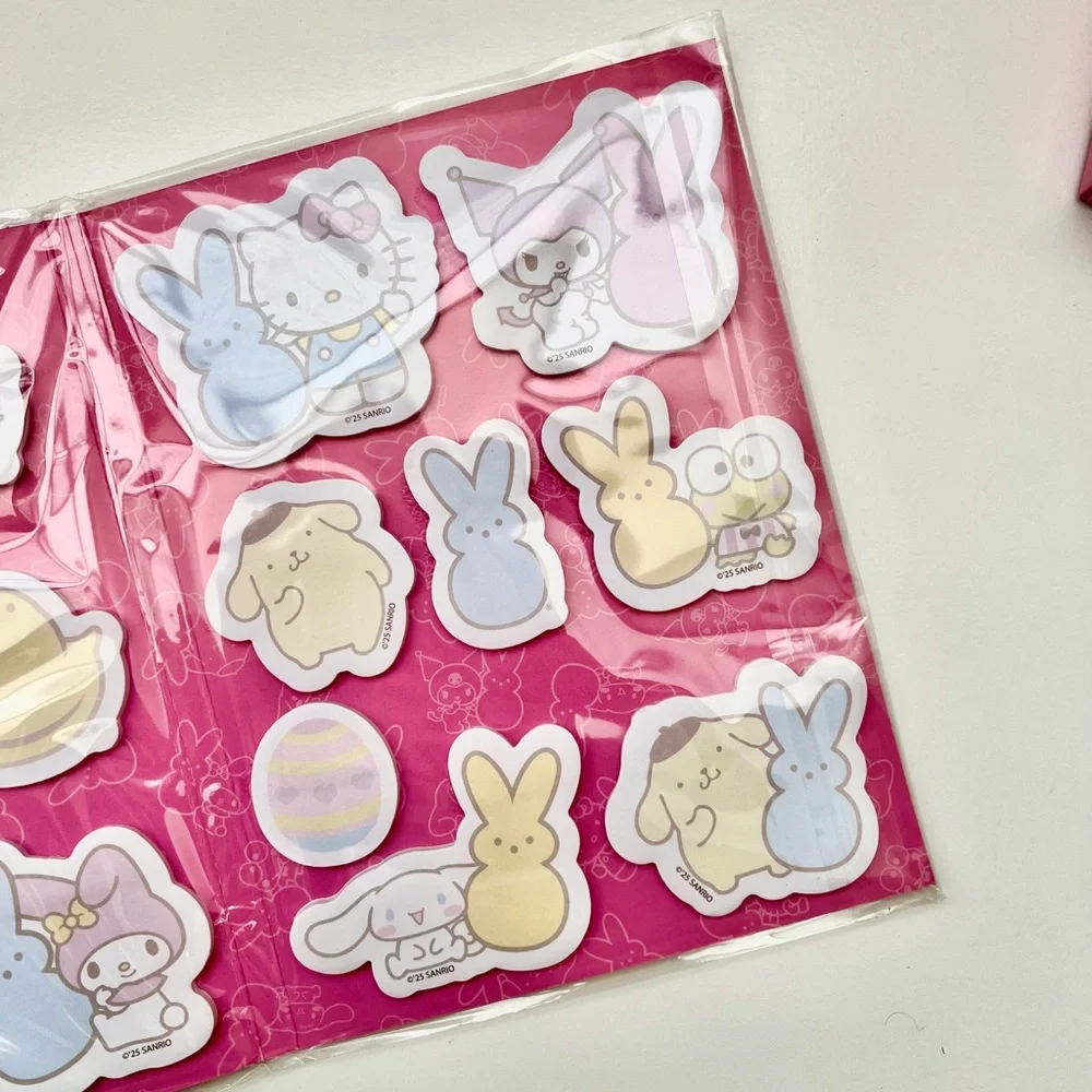 Hello Kitty and Peeps Sticky Note Set - Pink and Purple